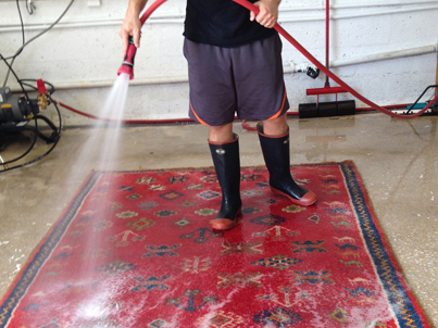 Wool Rug Repair by Hand